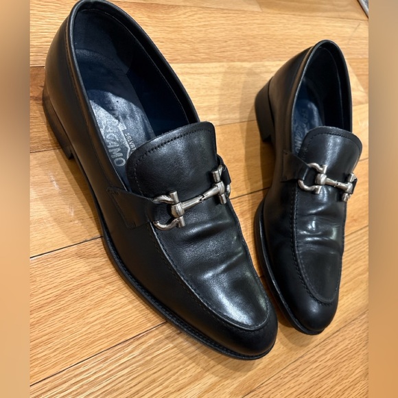 Salvatore Ferragamo Other - Men's Black Leather Loafers